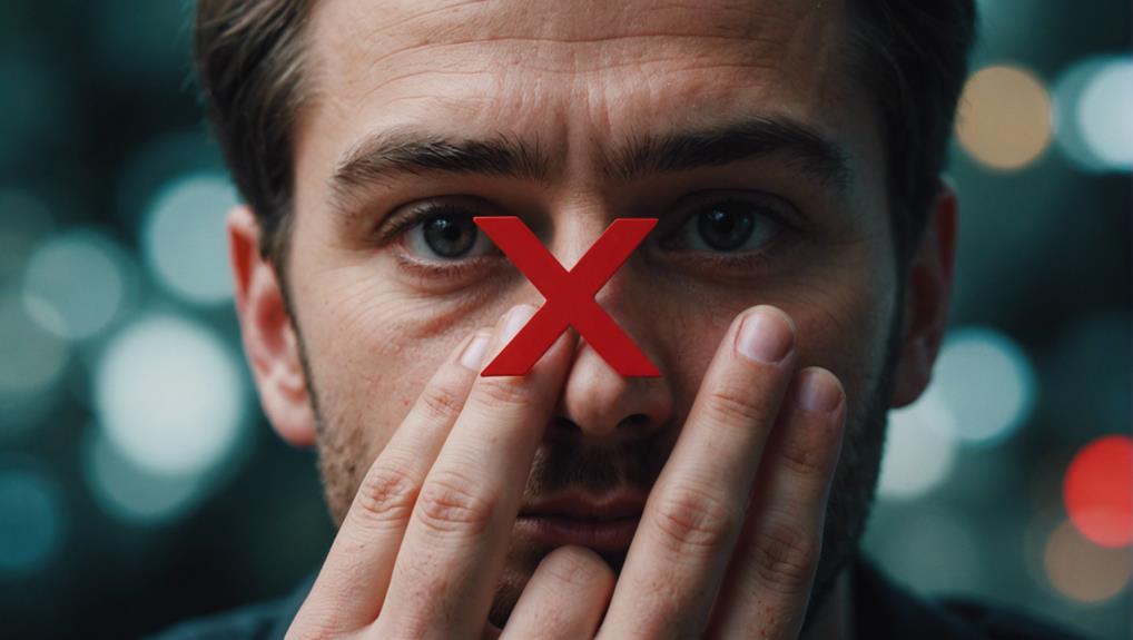 avoiding face touching habit