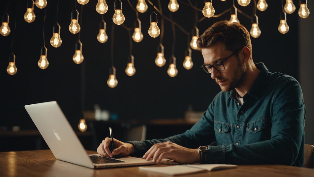 transform thoughts into writing
